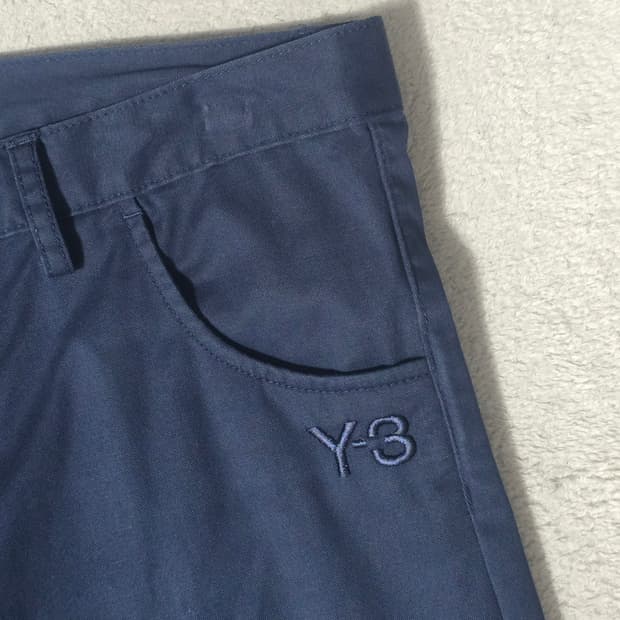 Y-3 요지야마모토 버튼 디테일 코튼 팬츠 M