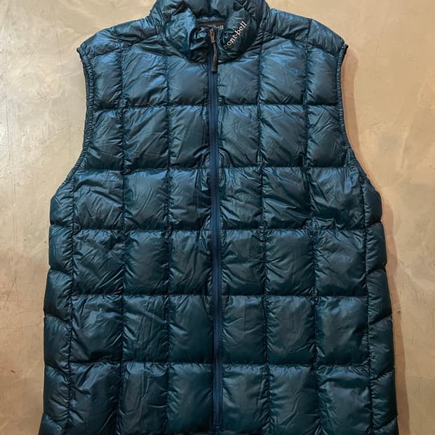 몽벨 재팬 구스다운 경량패딩조끼 L