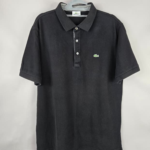 [무료배송]라코스테 5(105) 남성 PK 카라 반팔 티셔츠 카라티 블랙