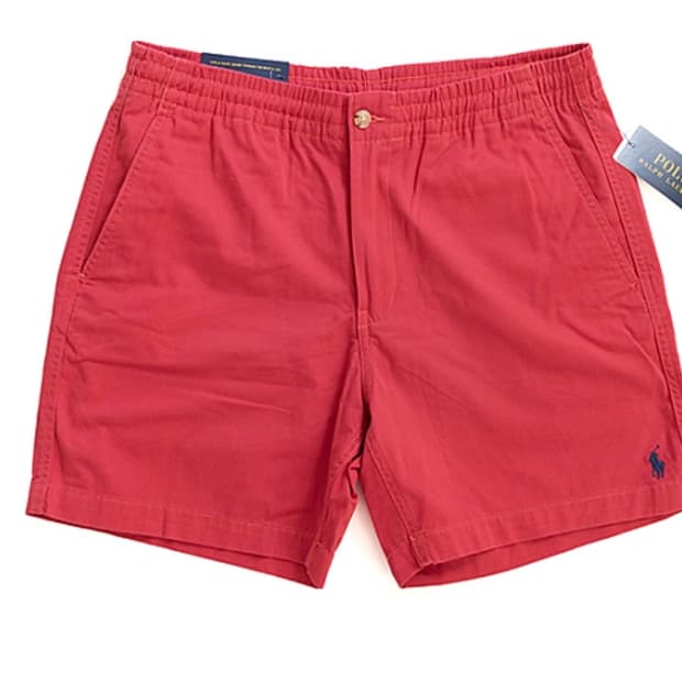 폴로 랄프로렌 프렙스터 쇼츠 레드 710644995044