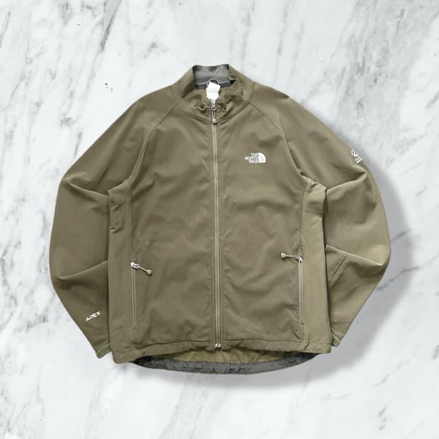 노스페이스 APEX 브라운 소프트쉘 자켓 