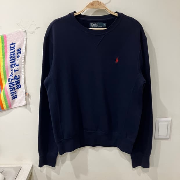 327 폴로 맨투맨 네이비