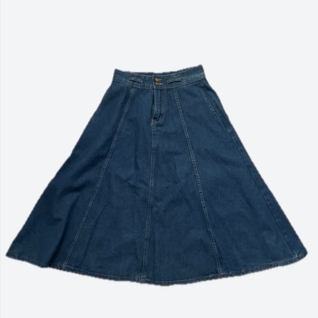 일제) 데님롱스커트