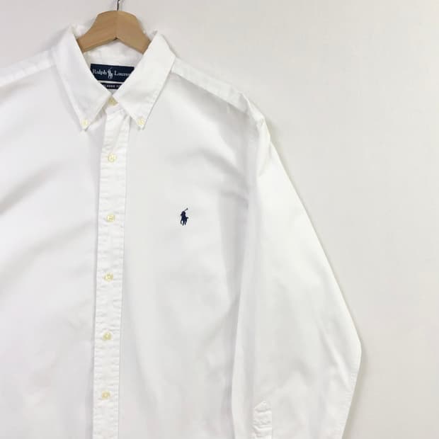 XL 폴로 화이트 셔츠