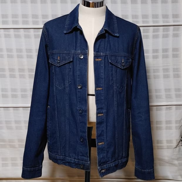 (ZARA) 자라 빈티지 워싱 데님 청자켓 L