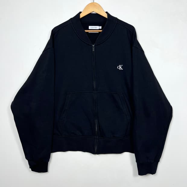 CK 캘빈클라인 릴렉스드 오버핏 코튼 자켓