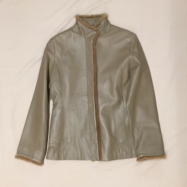 급처! 지아니 발렌티노 퍼 레더바켓