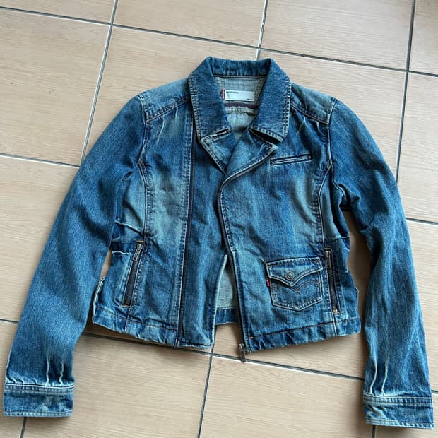 00’s 리바이스 데님 라이더자켓(for woman)