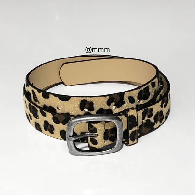 [Unisex] 레오파드 호피 송치 벨트🐆