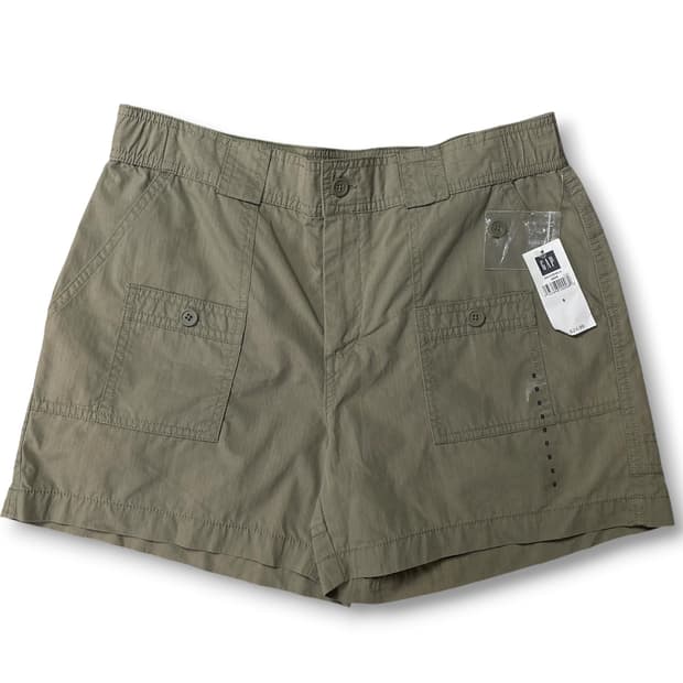 [새상품] 갭 카키 밴딩 숏팬츠 M