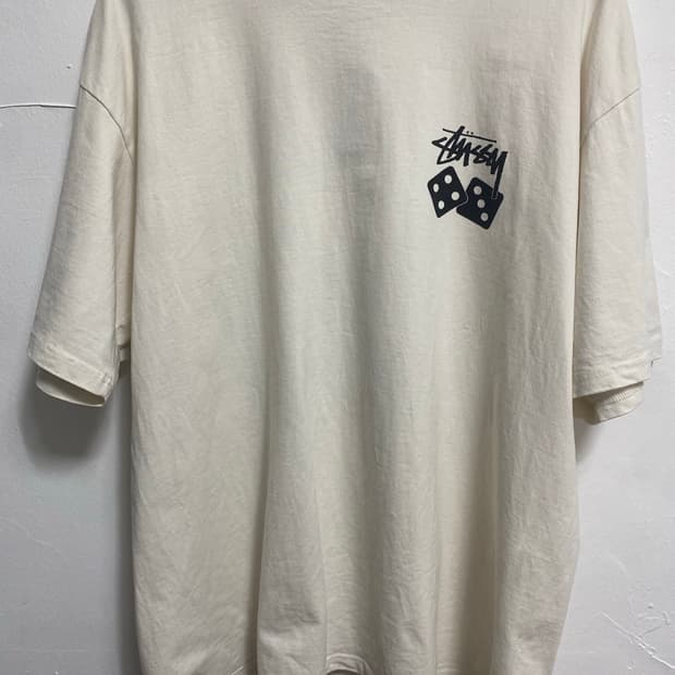 스투시 디아스 주사위 내추럴색(아이보리) XL