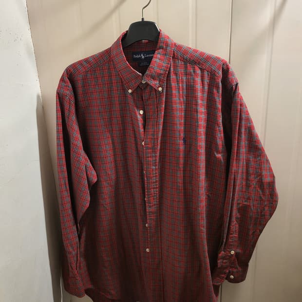 랄프로렌 체크 셔츠
