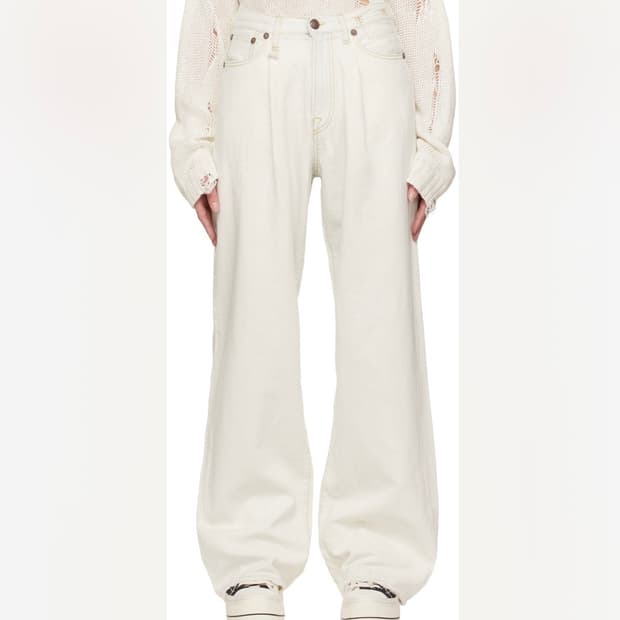 R13 데이먼 팬츠 아이보리 26