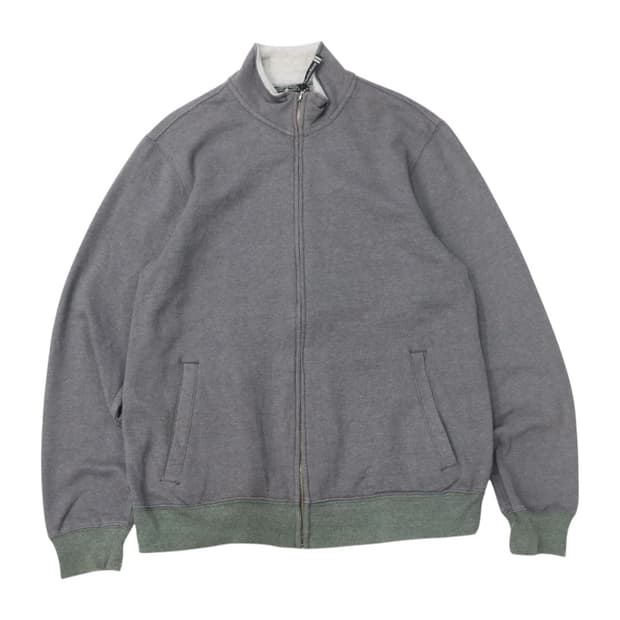 찰스리버 빈티지 배색 시보리 하이넥 집업 스웨트셔츠 (M)