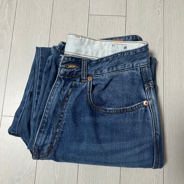 Horlisun 25ss 블루본 테이퍼드 데님 30