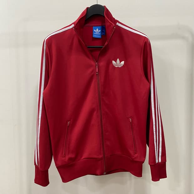 아디다스 파이어버드 트랙탑 레드