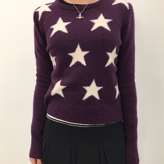 To b. by agnès b. Star Wool-Blend Knit