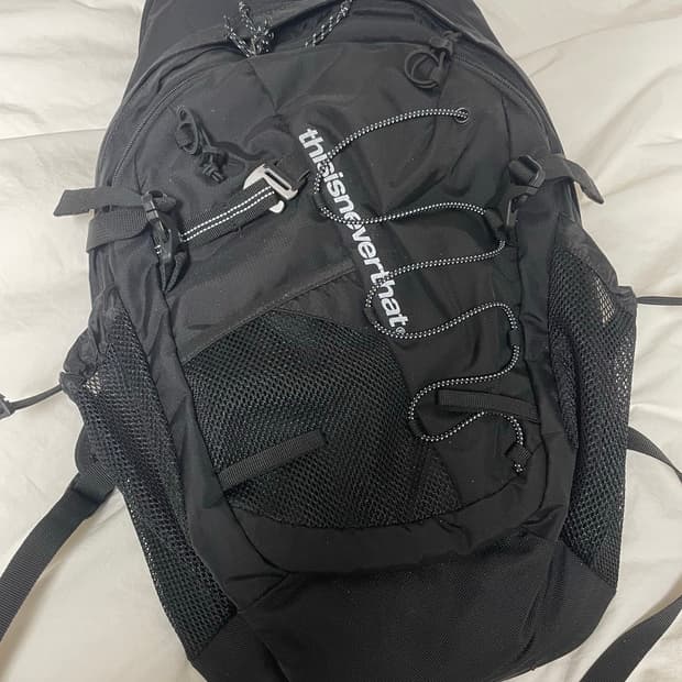 thisisneverthat 필드 백팩 28 블랙 새상품 택O