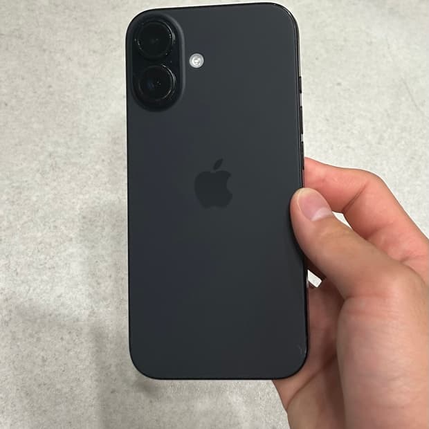 아이폰 16 블랙 128GB 배터리88%