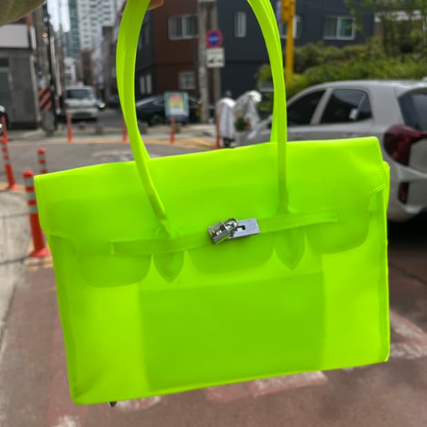 형광초록(형광노랑같기도한) 젤리버킨 🎸