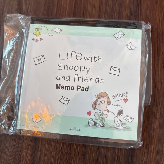 스누피 메모패드