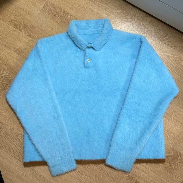 자크뮈스 네브 폴로 니트 블루 L