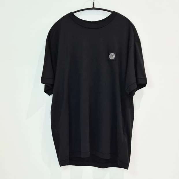 스톤아일랜드 와펜 패치 반팔 티셔츠 801524113 XL