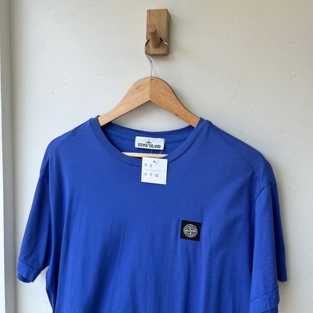 14860 - 스톤아일랜드 로고 패치 반팔 티셔츠