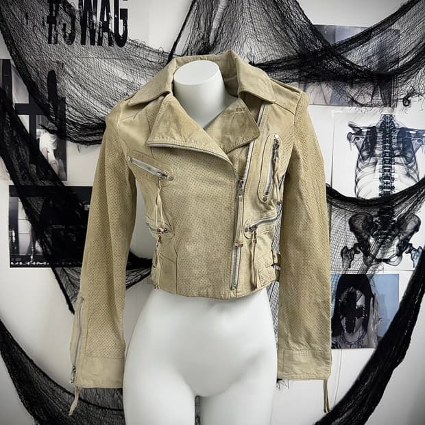 00s zipper detail jacket