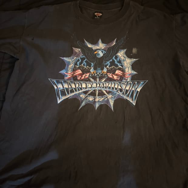 90s 할리데이비슨 반팔티