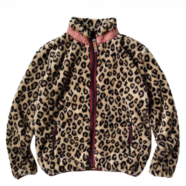 [4] 캐피탈 레오파드 집업 후리스 플리스