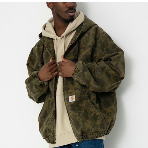 칼하트 wip 덕 액티브 자켓(카모)