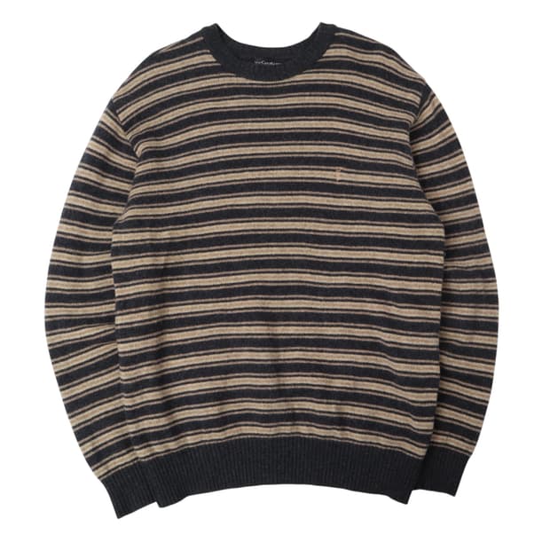 입생로랑 뿌르 옴므 스트라이프 울 니트