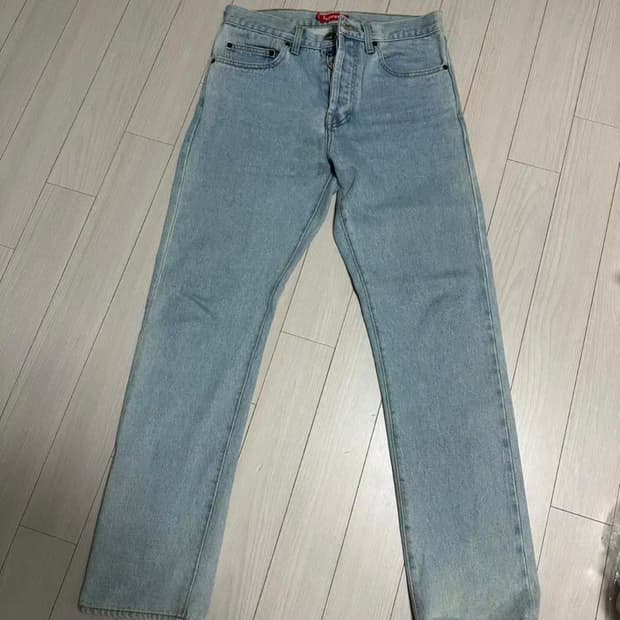 슈프림 연청 데님 팬츠 바지 30