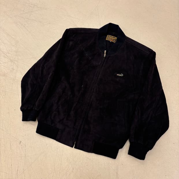 크로커다일 블랙 스웨이드 자켓