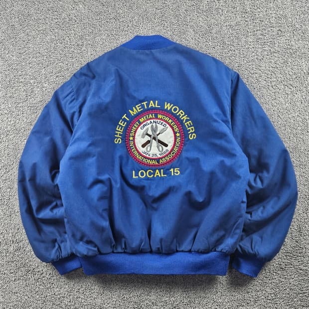 USA 던브룩 플로리다 템파 판금노동조합 워크 자켓 (M) / 11203