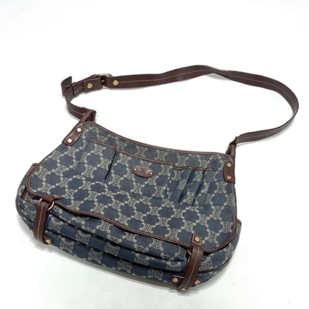 셀린느 블라종 데님 메신저백