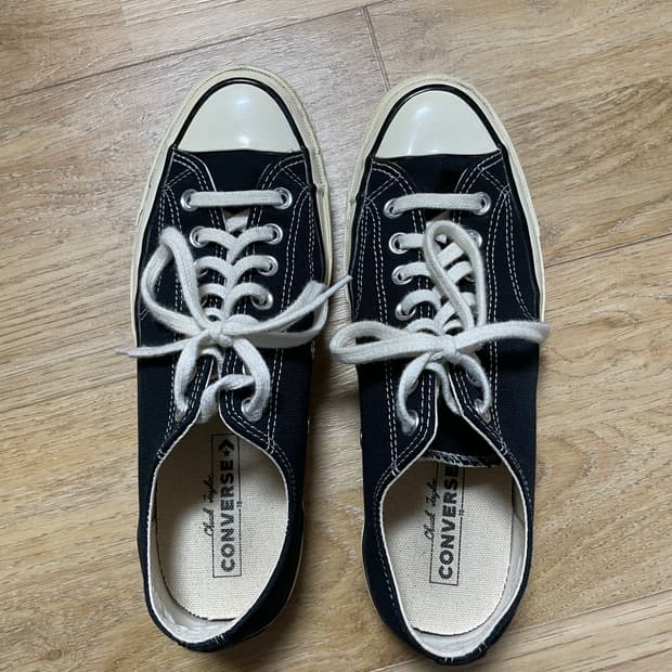 컨버스 척테일러 70s 블랙 로우 270