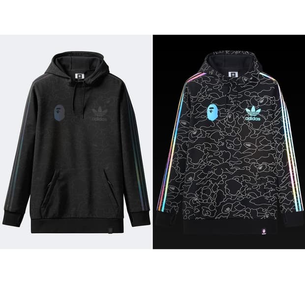 아디다스x베이프 콜라보 후드티