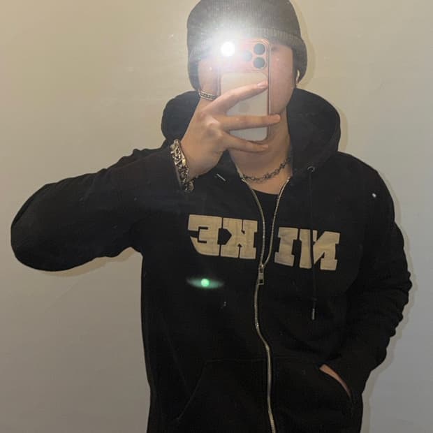 나이키 y2k 후드집업