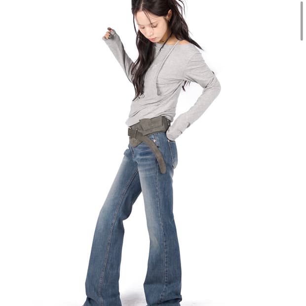 릿킴 SHADOW FLARE JEANS 새상품