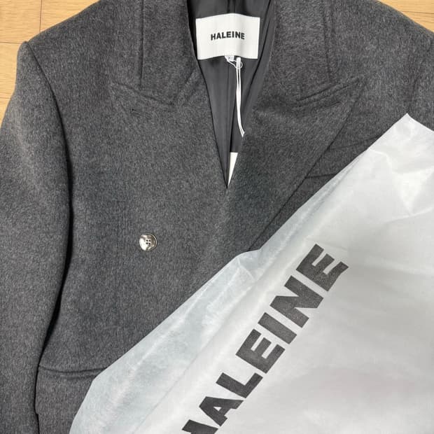 알렌느 코트 차콜그레이 1사이즈