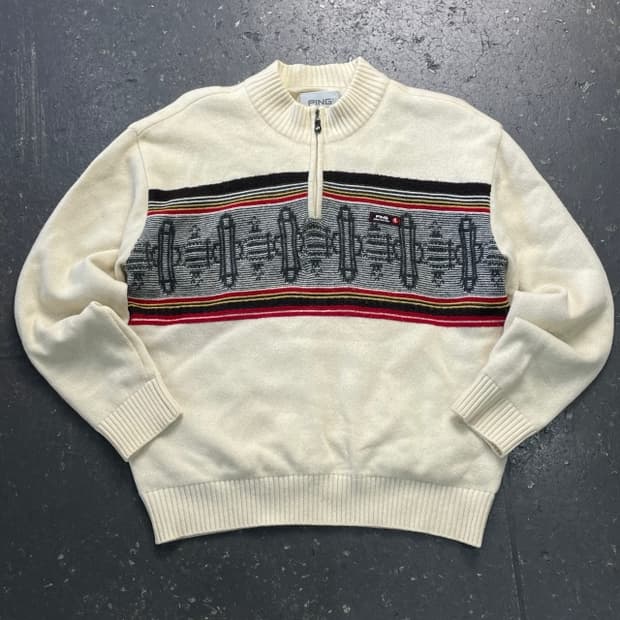 105 핑 방풍 니트