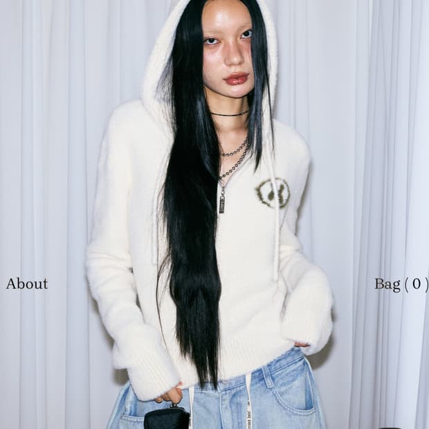 미스테리어스호텔 퍼 후드 집업