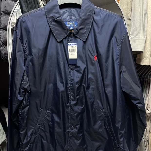 폴로 랄프로렌 네이비 코치자켓 XL(새상품)