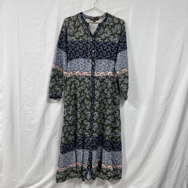 써스데이아일랜드 보헤미안 패턴 롱원피스