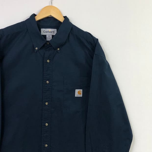 Xxl 칼하트 네이비 워크 셔츠