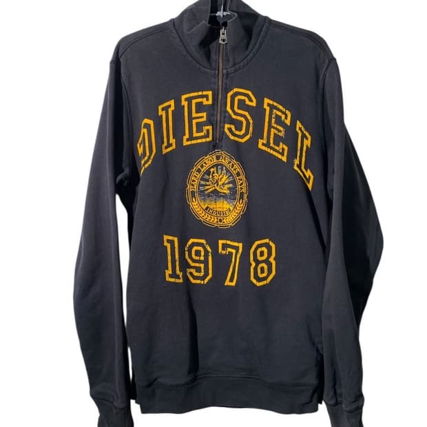 디젤 반집업 맨투맨