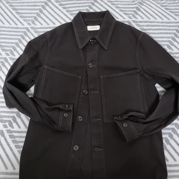 21fw 르메르 데님 자켓 46size 블랙