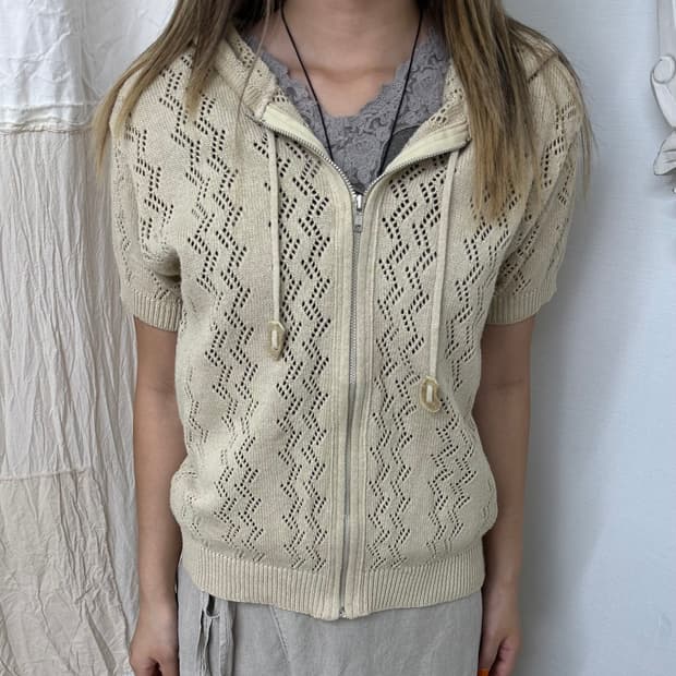 meohisto punching zip-up